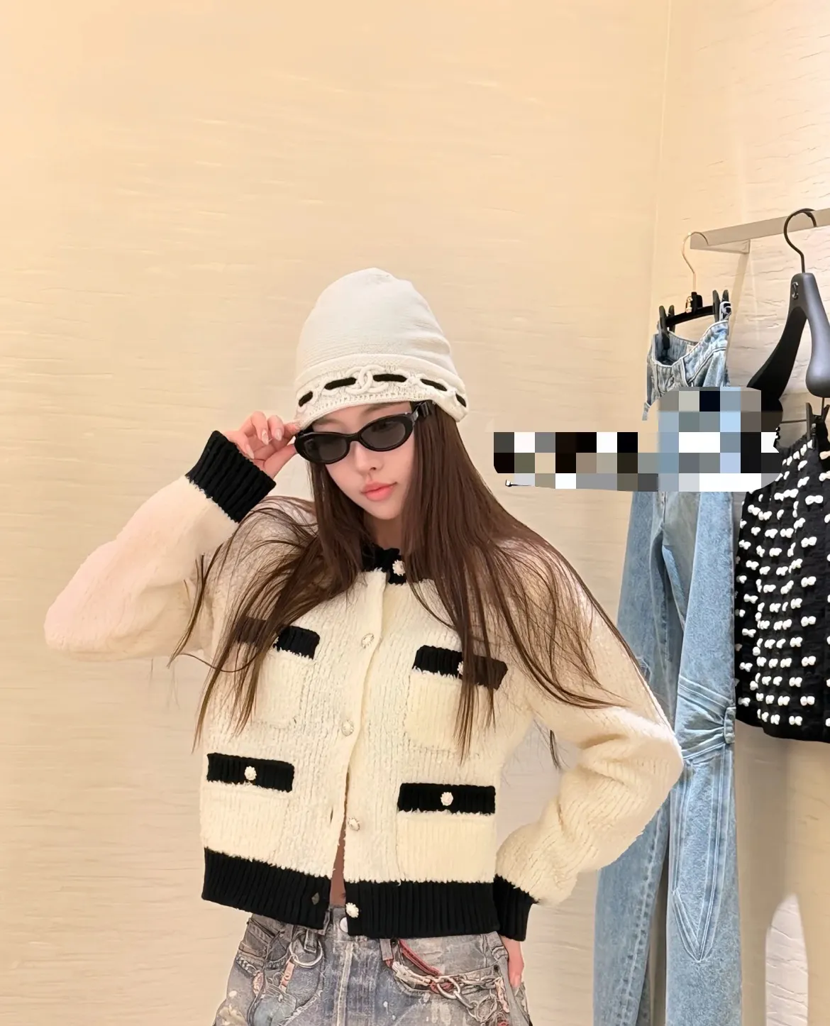 💰70¥ Chanel knitted beanie