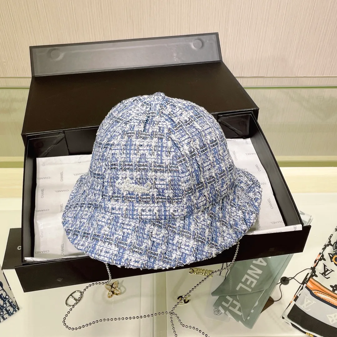 P70 Chanel Chanel 2023 autumn and winter new lady style fisherman hat, foldable, easy to carry when traveling, head circumference 57cm
