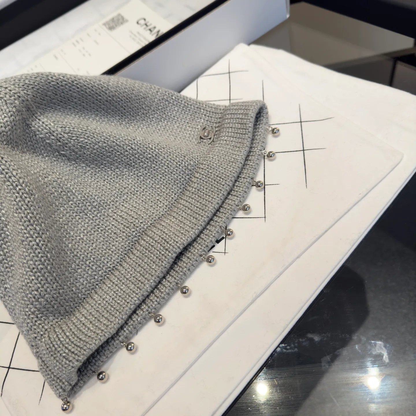 💰110¥ Chanel new knitted bucket hat, head circumference 57cm
