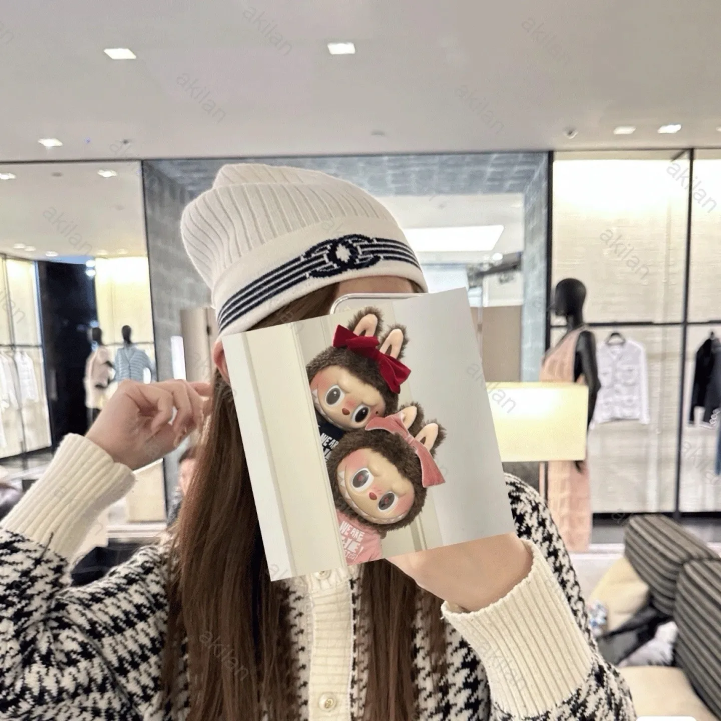 05 High version Chanel cold hat woolen hat