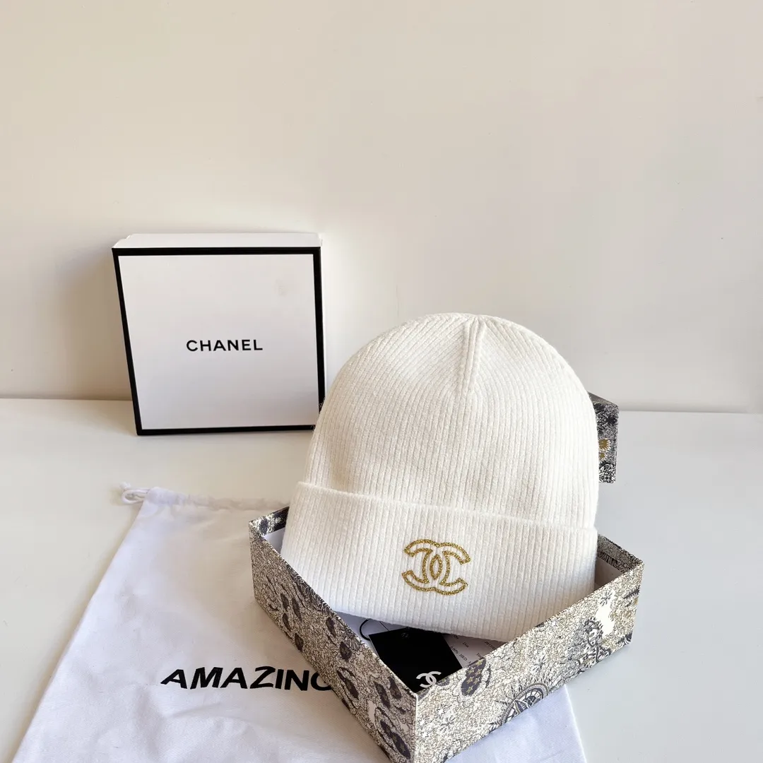 Special P60💛 Comes with dust bag [CHANEL Chanel] 2021 autumn and winter new small fragrance style wool hat, super popular 💖 first-class texture, very easy to match on the street!