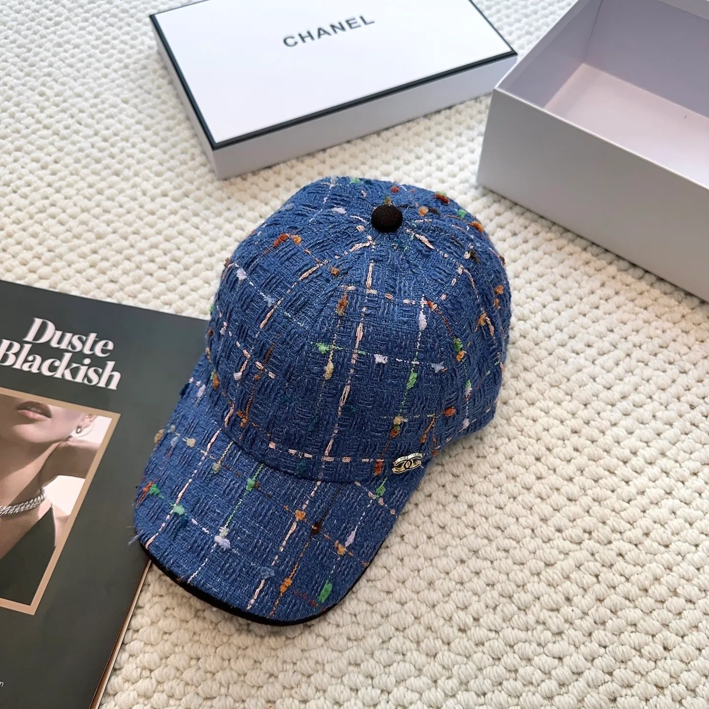 P60 CHANEL Chanel's new autumn and winter baseball cap, simple and elegant👈🏻👍casual and fashionable👩trendy and stylish👍Versatile style!
