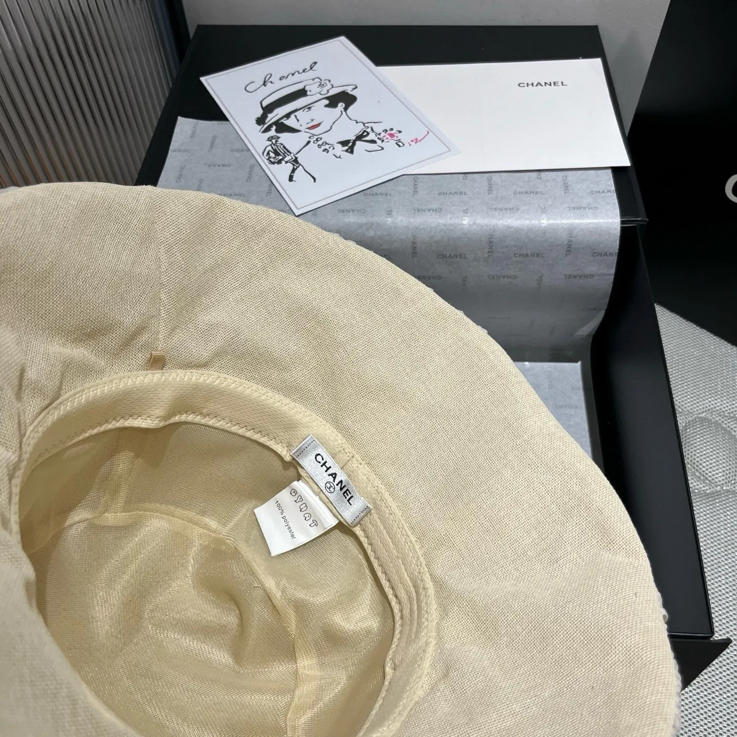 💰120¥ Chanel new lantern hat, sun hat, foldable, head circumference 57cm