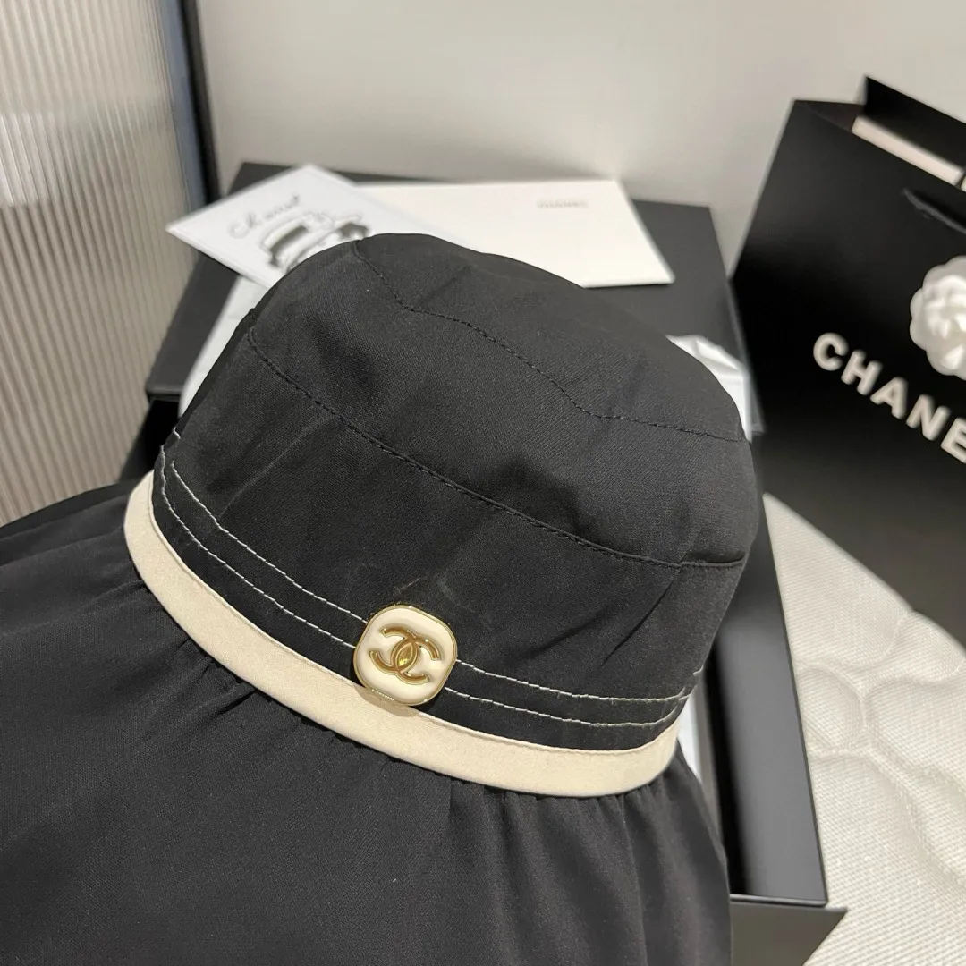 💰100¥ Chanel sunshade bucket hat, foldable, head circumference 57cm