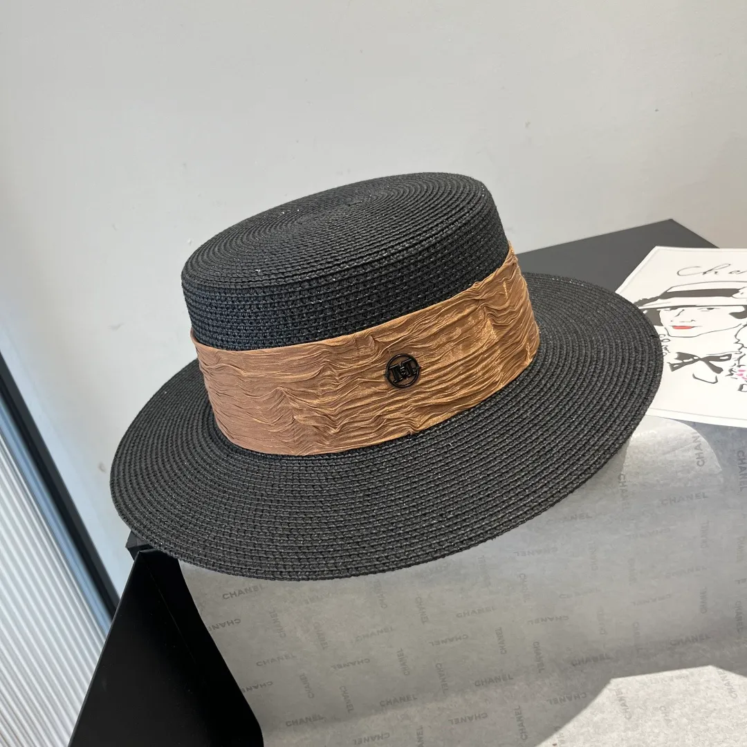 💰110¥ Chanel's new double M flat hat, sunshade hat, head circumference 57cm
