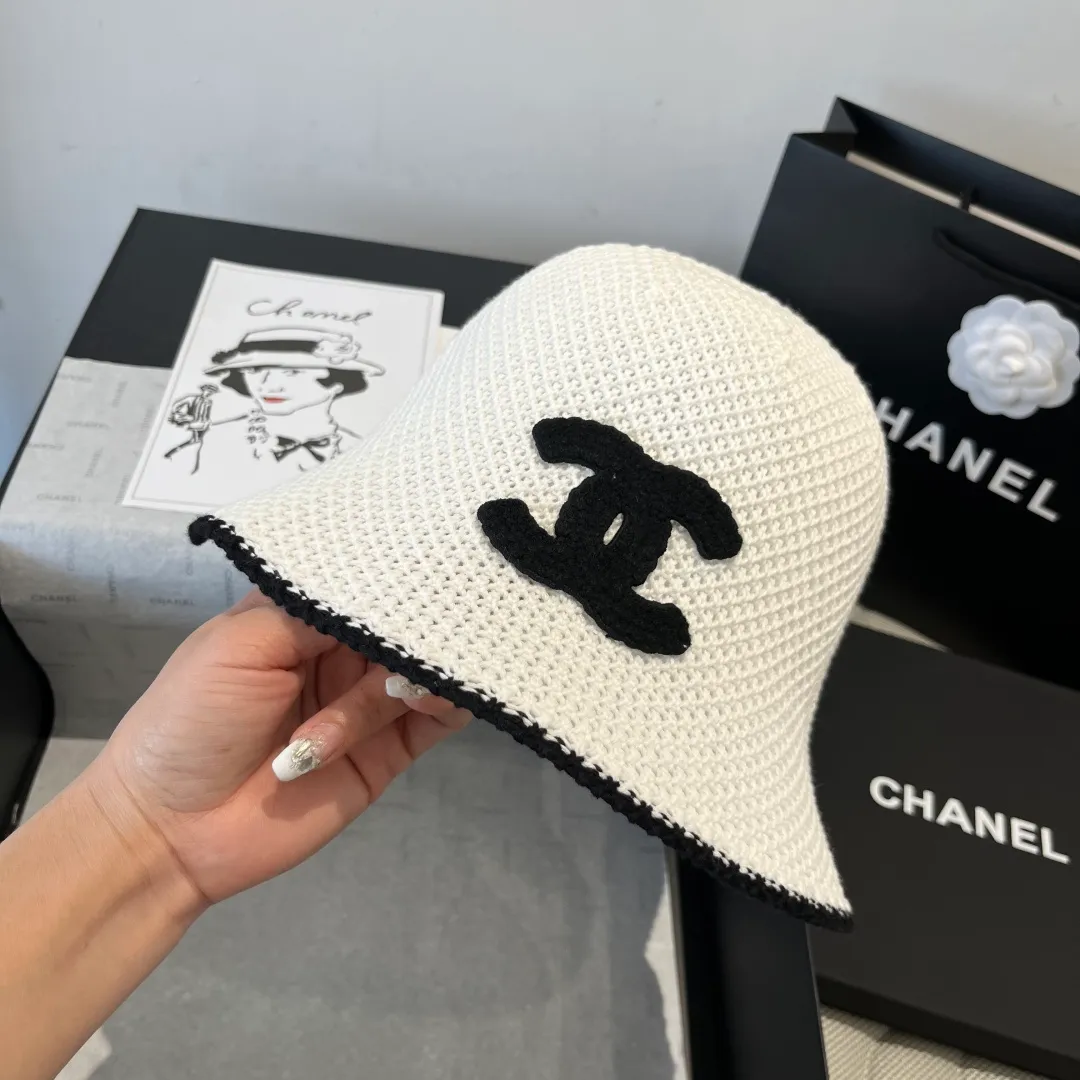 💰100¥ Chanel new bucket hat, head circumference 57cm