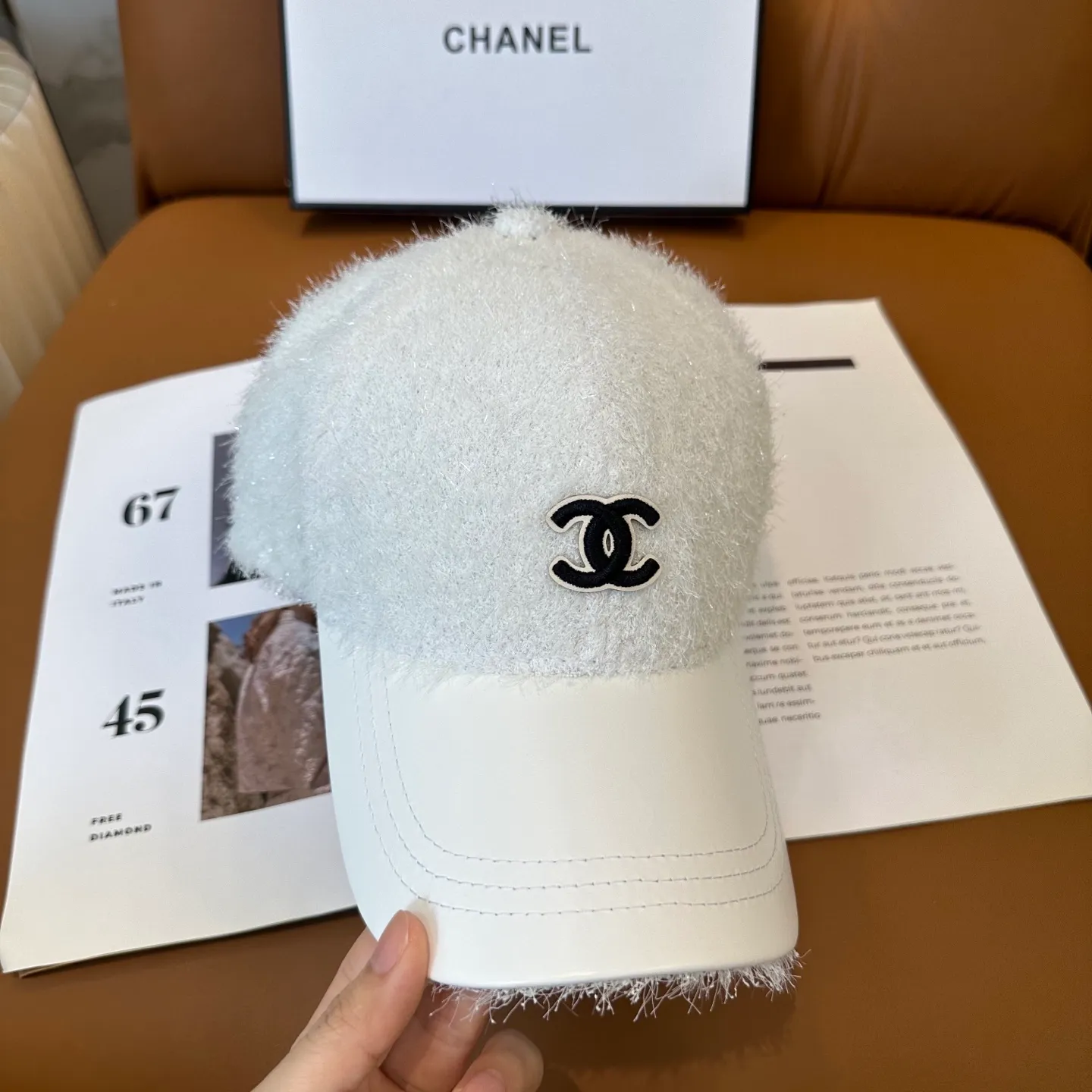 P66💛 Comes with dust bag [CHANEL Chanel] New autumn and winter small fragrance style baseball cap🧢, the big brand model is super easy to match, one that you can wear with your eyes closed