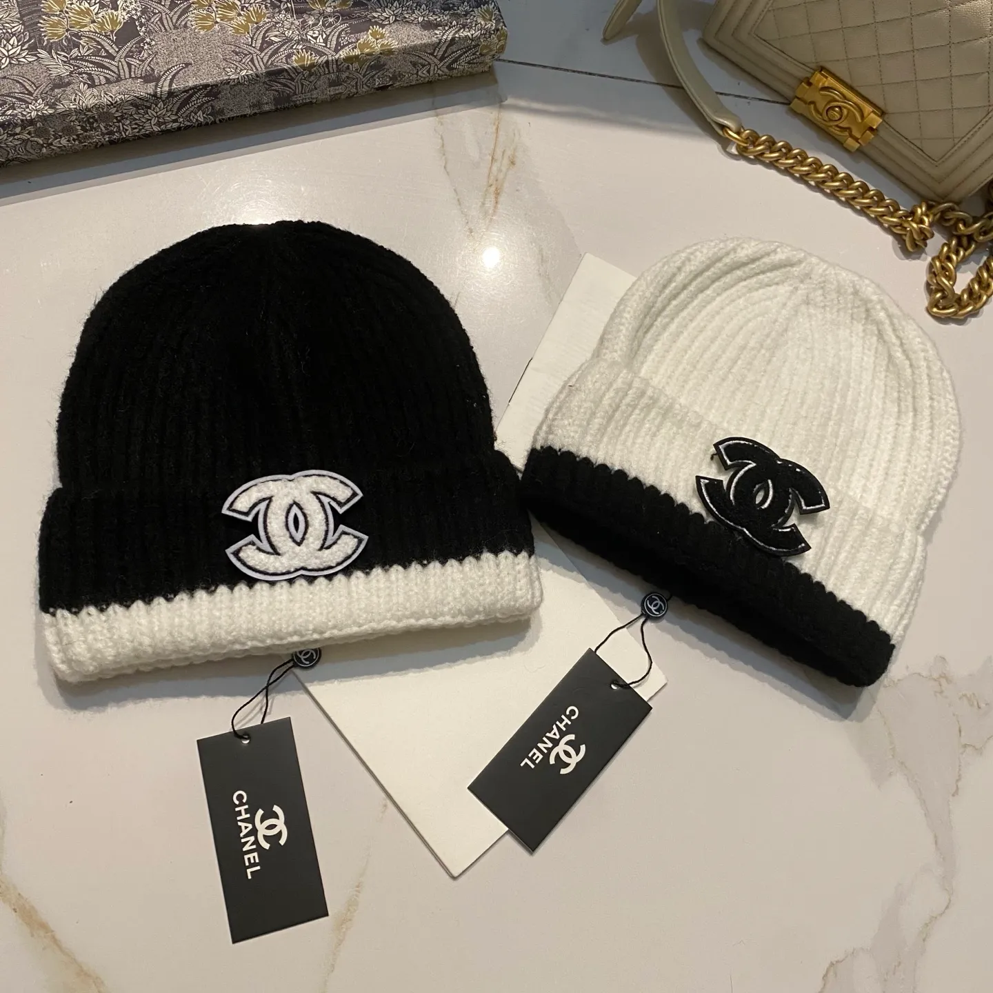 Chanel Chanel knitted hat