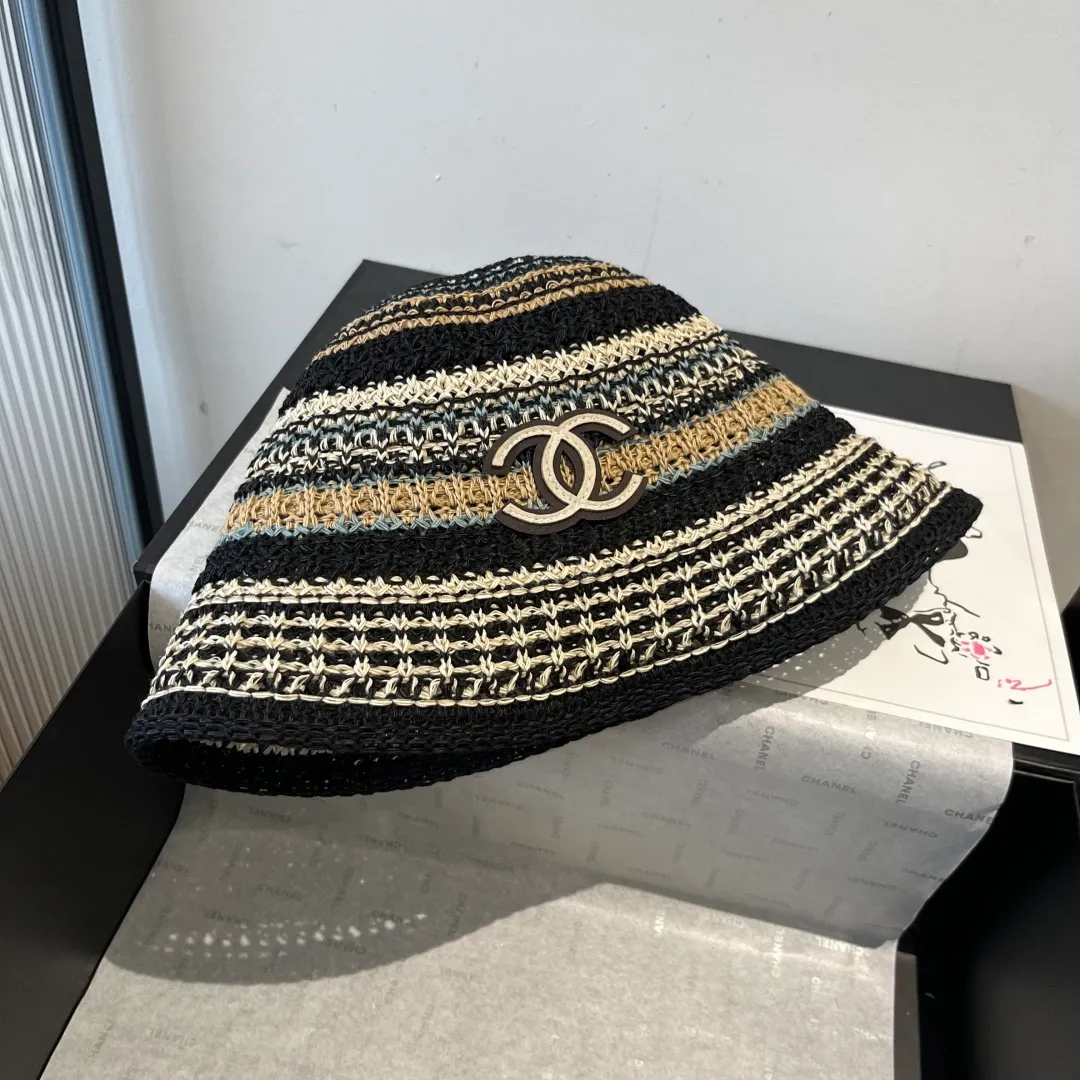 💰100¥ Chanel knitted bucket hat, head circumference 57cm