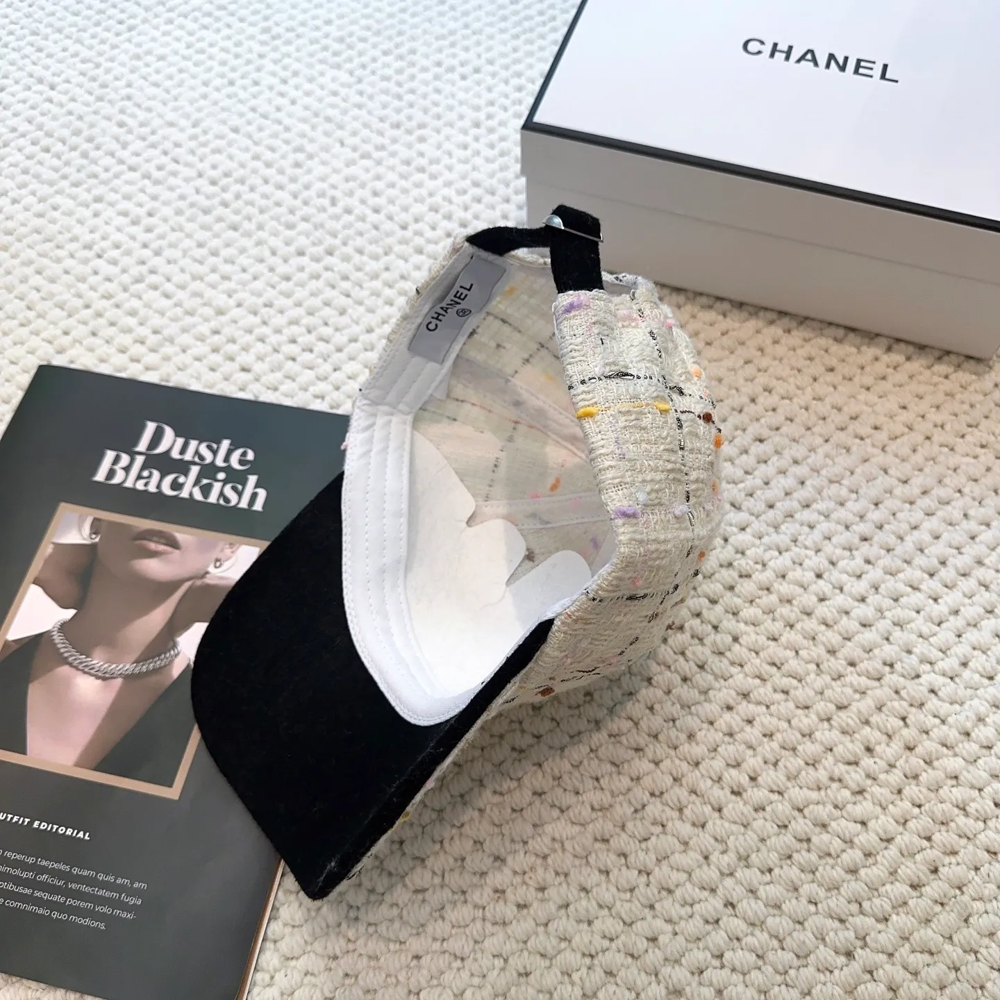 P50 CHANEL Chanel new autumn and winter baseball cap, simple and elegant👈🏻👍casual and fashionable👩trendy and stylish👍Versatile style!