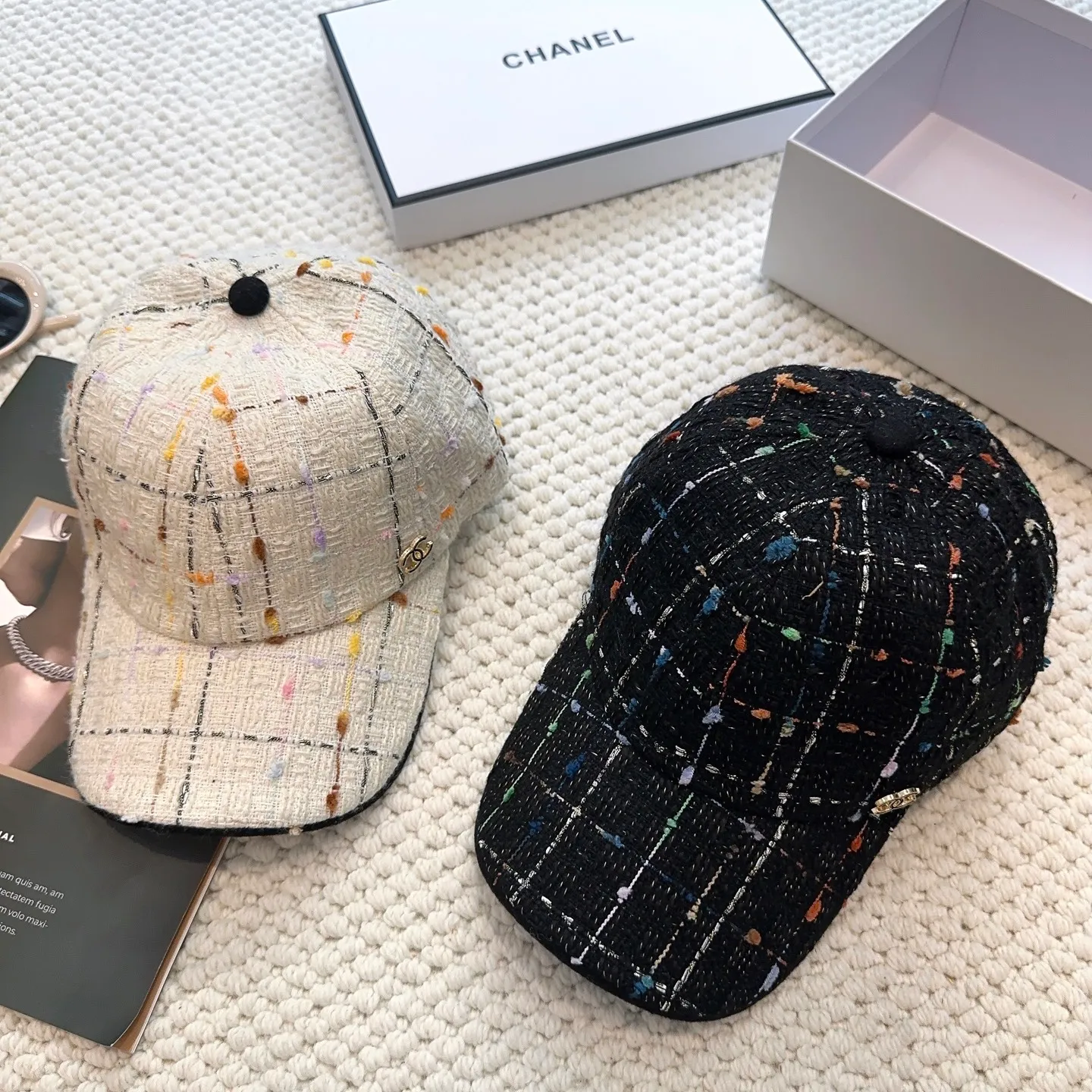 P50 CHANEL Chanel new autumn and winter baseball cap, simple and elegant👈🏻👍casual and fashionable👩trendy and stylish👍Versatile style!