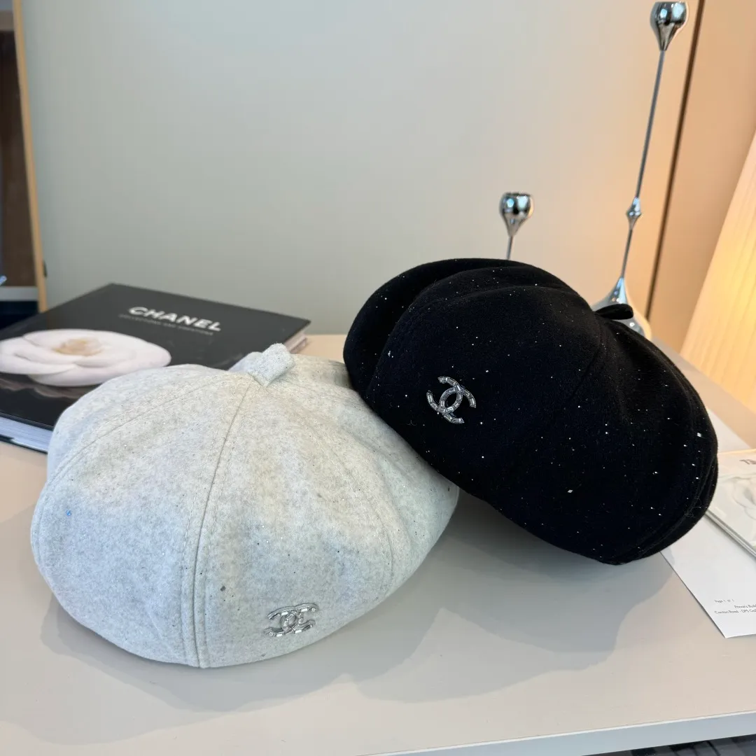🉐160¥ Chanel new duck beret, head circumference 57cm