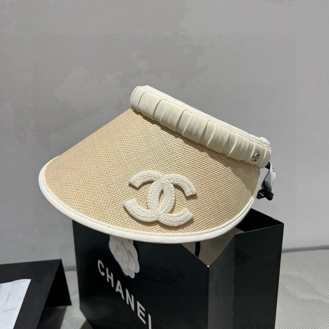 💰90¥ Chanel new headband sun hat