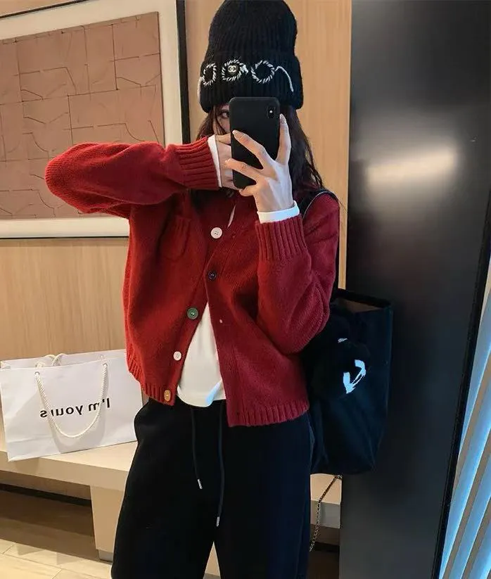 High version Chanel wool beanie