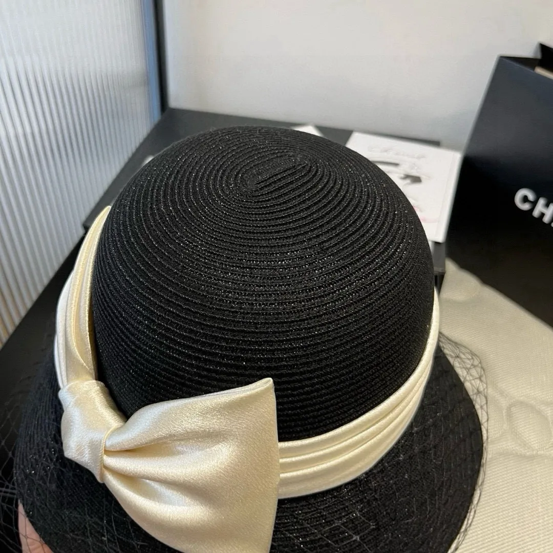 💰170¥ Chanel mesh basin hat, made of high-grade PP straw, head circumference 57cm