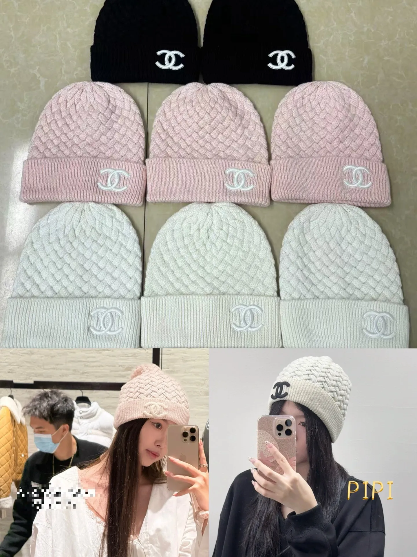 05 High version Chanel cold hat woolen hat