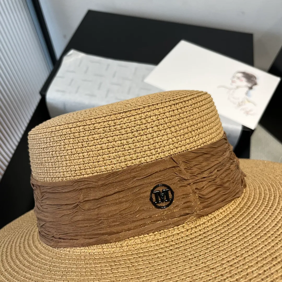 💰110¥ Chanel's new double M flat hat, sunshade hat, head circumference 57cm
