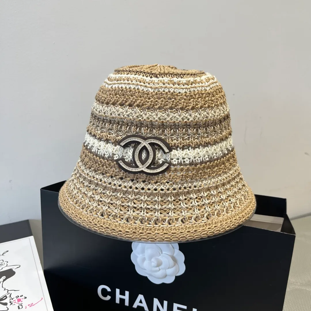 💰100¥ Chanel knitted bucket hat, head circumference 57cm