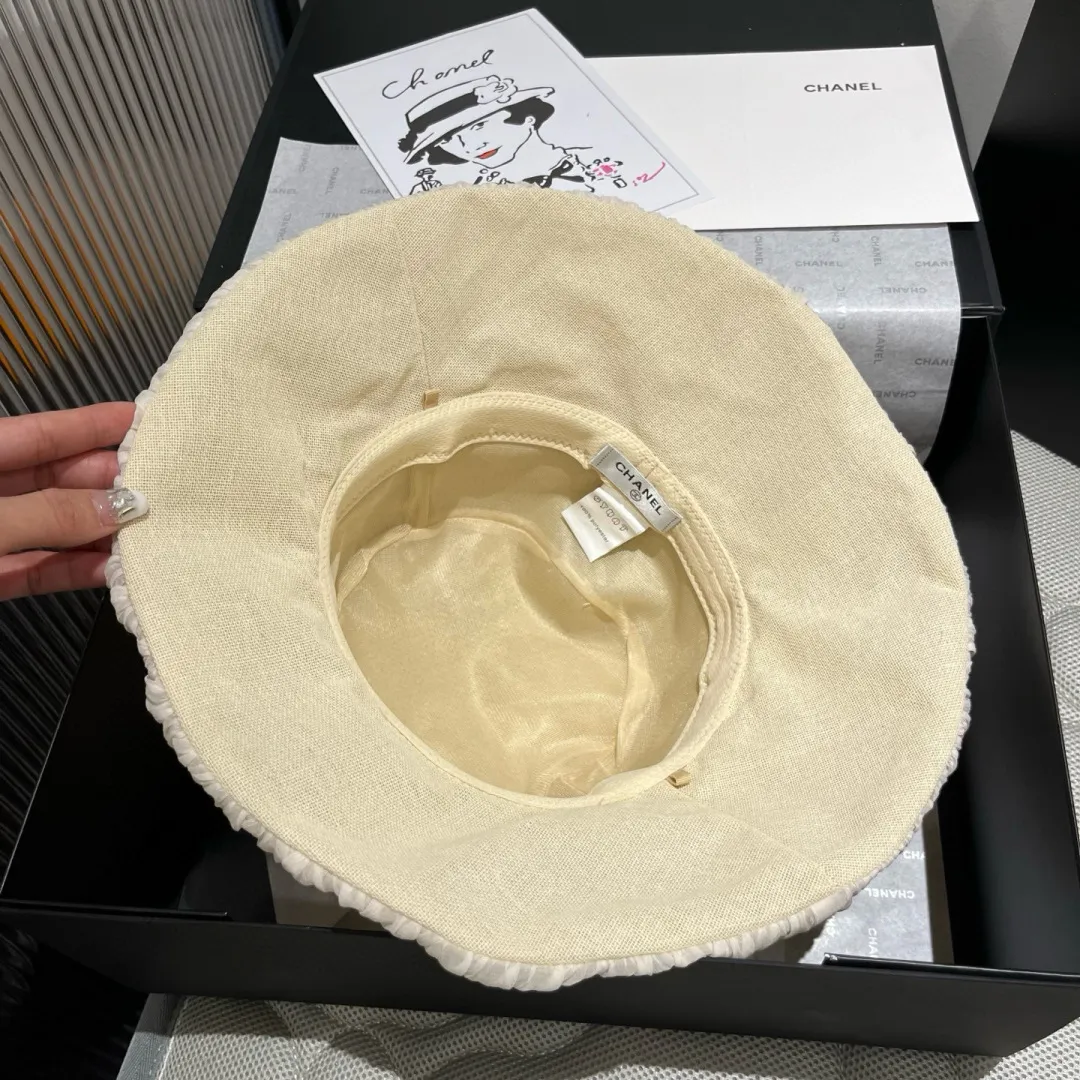 💰120¥ Chanel new lantern hat, sun hat, foldable, head circumference 57cm