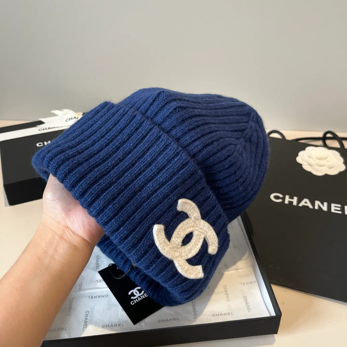 💰70¥ Chanel knitted beanie