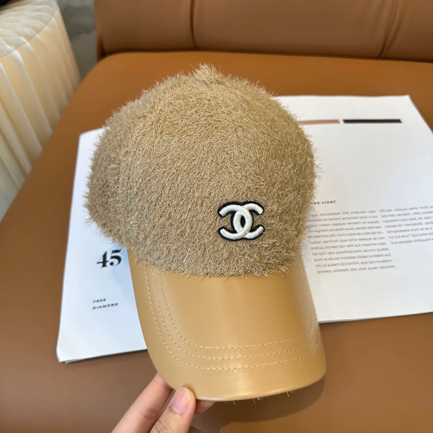 P76💛 Comes with dust bag [CHANEL Chanel] New autumn and winter small fragrance style baseball cap🧢, the big brand model is super easy to match, one that you can wear with your eyes closed