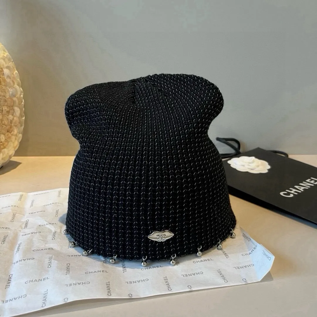 💰110¥ Chanel new knitted bucket hat, head circumference 57cm