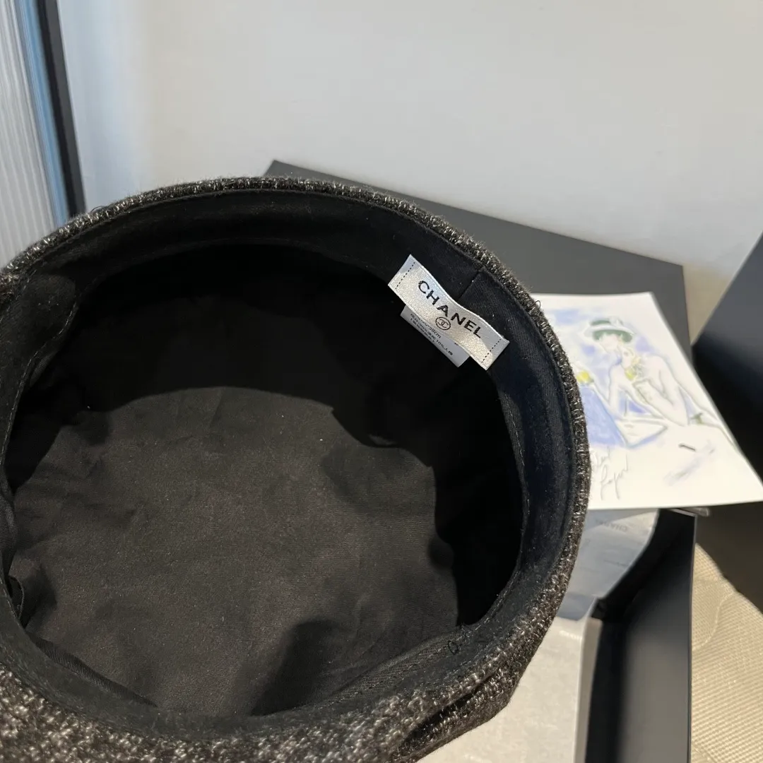 💰110¥ Chanel's new duck-bill army cap, advanced customization, head circumference 57cm