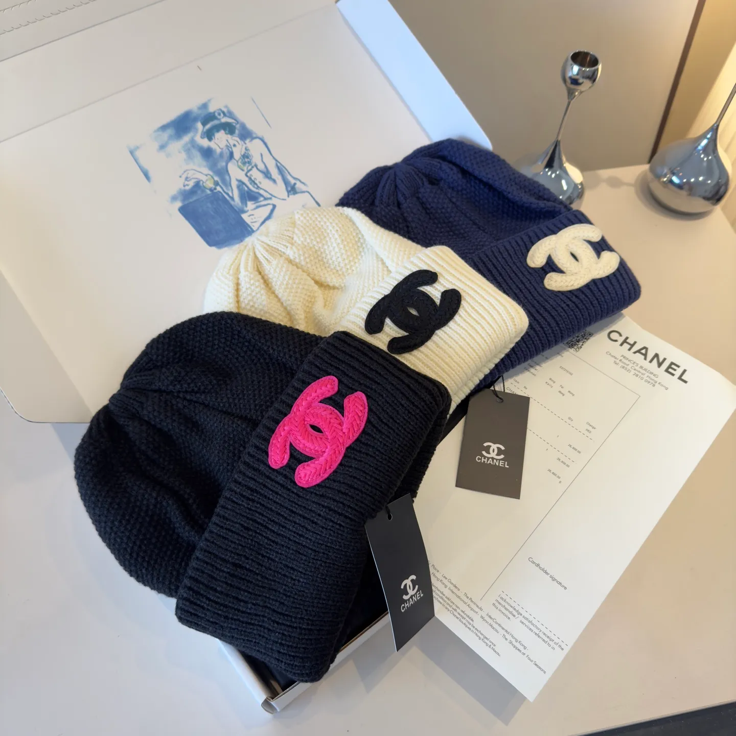 💰70¥ Chanel knitted beanie