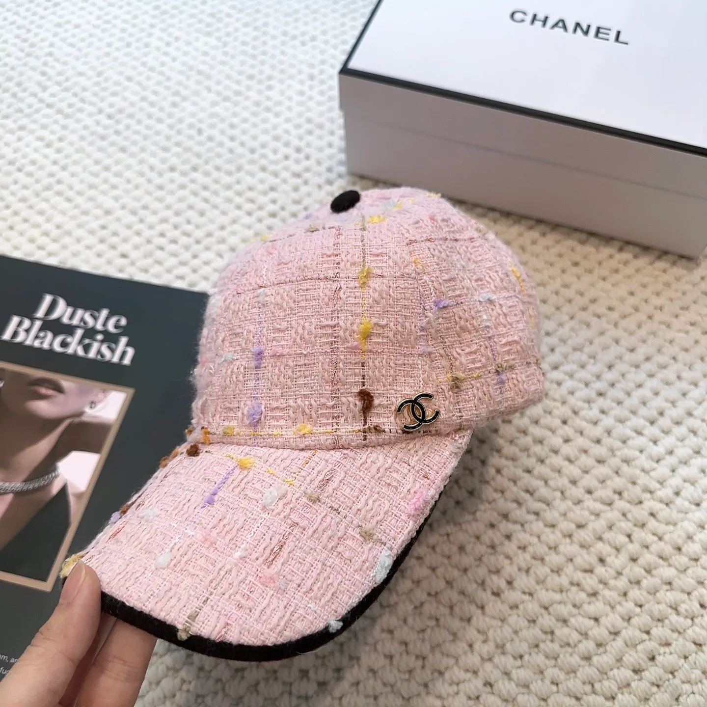 P60 CHANEL Chanel's new autumn and winter baseball cap, simple and elegant👈🏻👍casual and fashionable👩trendy and stylish👍Versatile style!