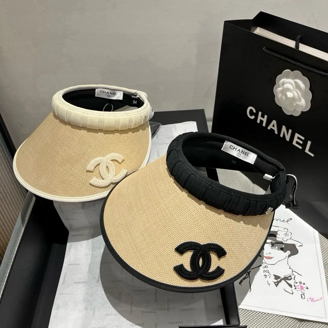 💰80¥ Chanel new headband sun hat