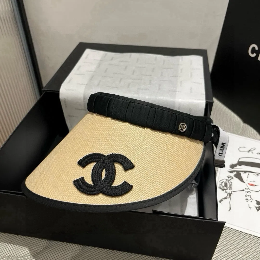 💰80¥ Chanel new headband sun hat