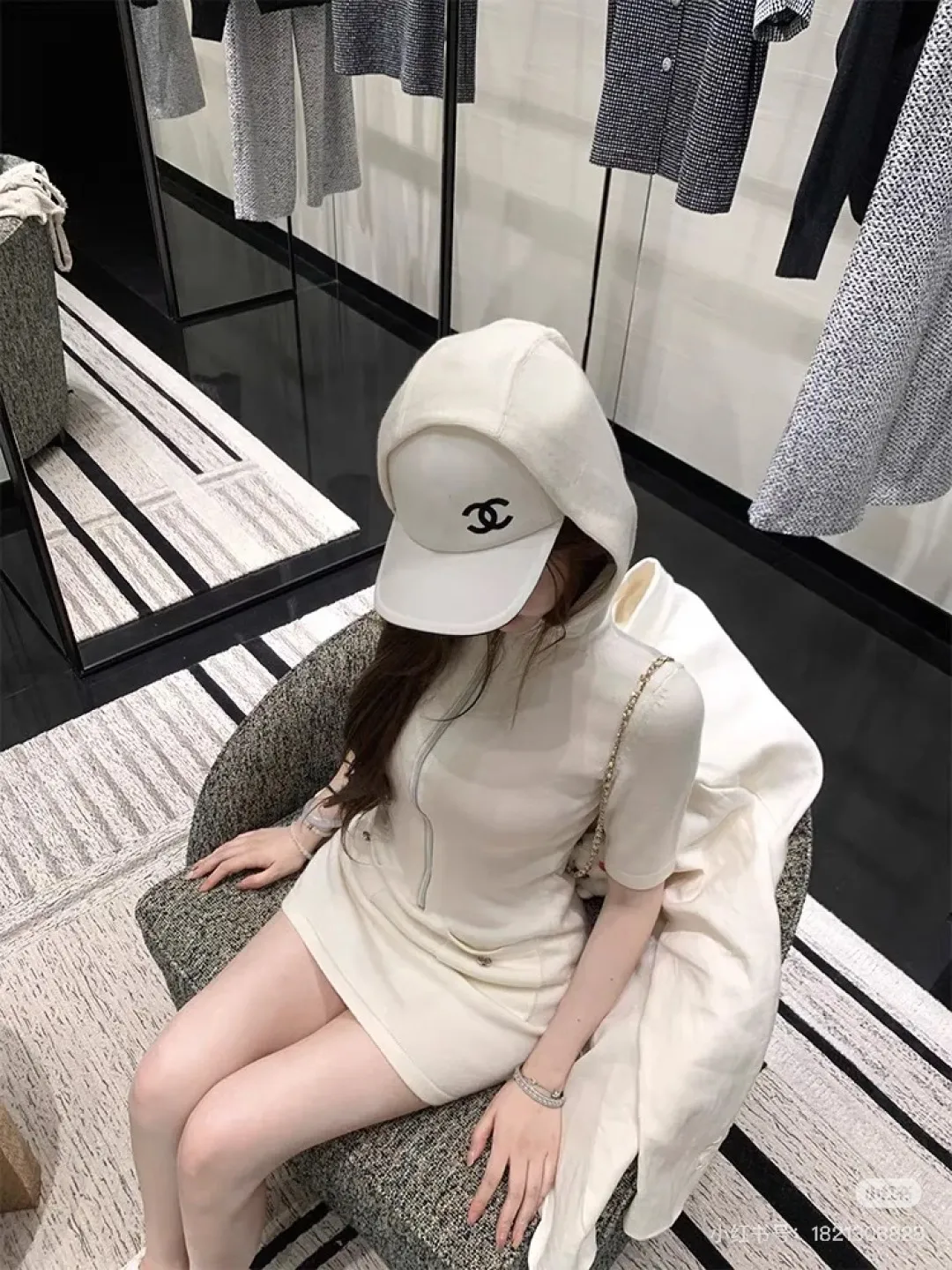 💰80¥ Chanel wants the original peaked cap, advanced customization, 2025 new style, head circumference 57cm