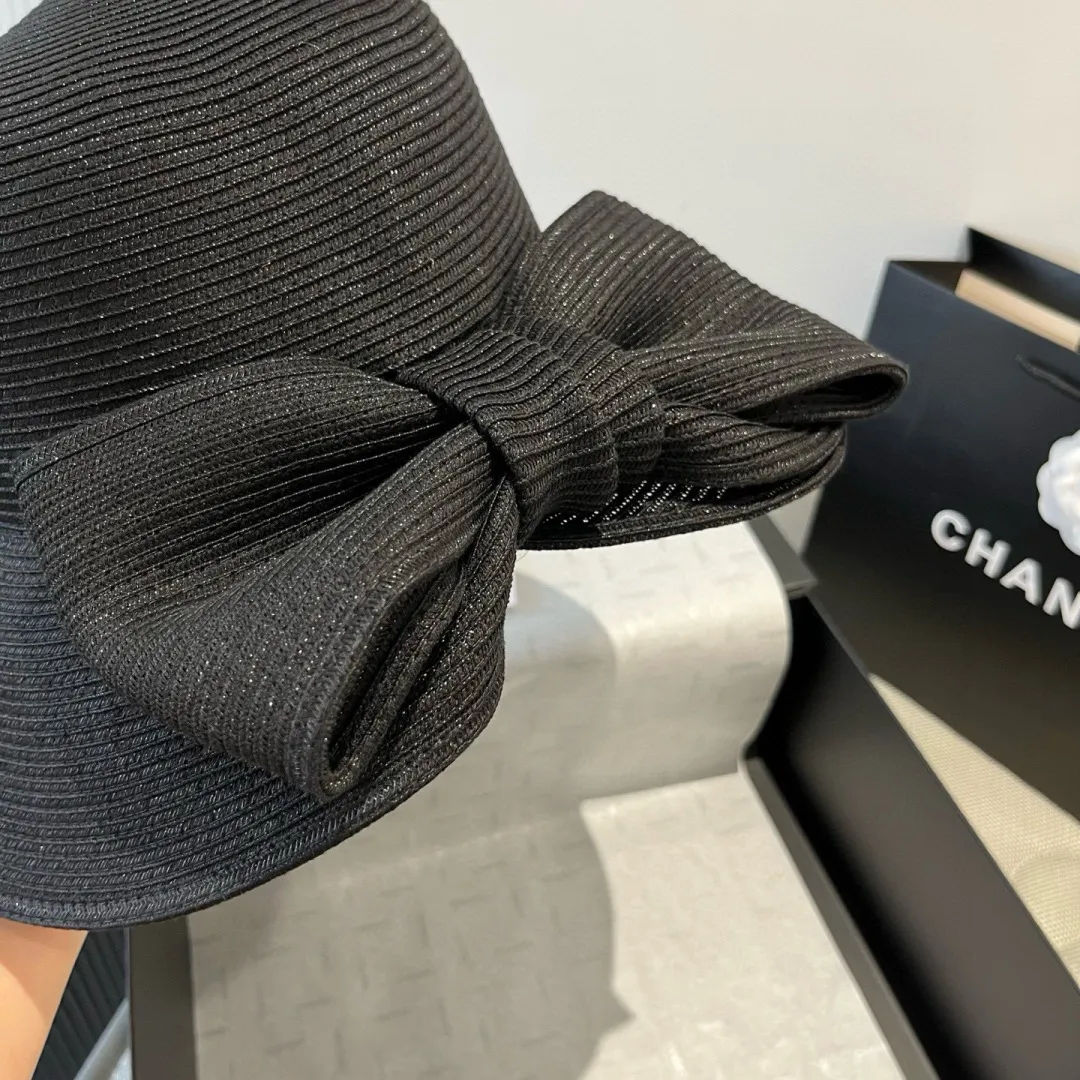 💰170¥ Dior new bow straw hat, head circumference 57cm