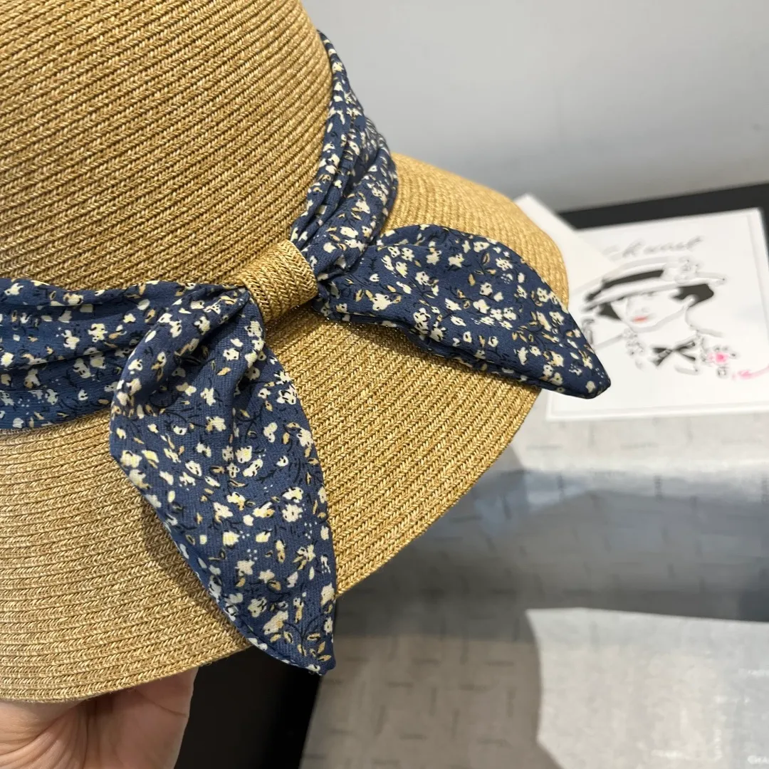 💰150¥ Dior new straw hat, sunshade beach straw hat, head circumference 57cm