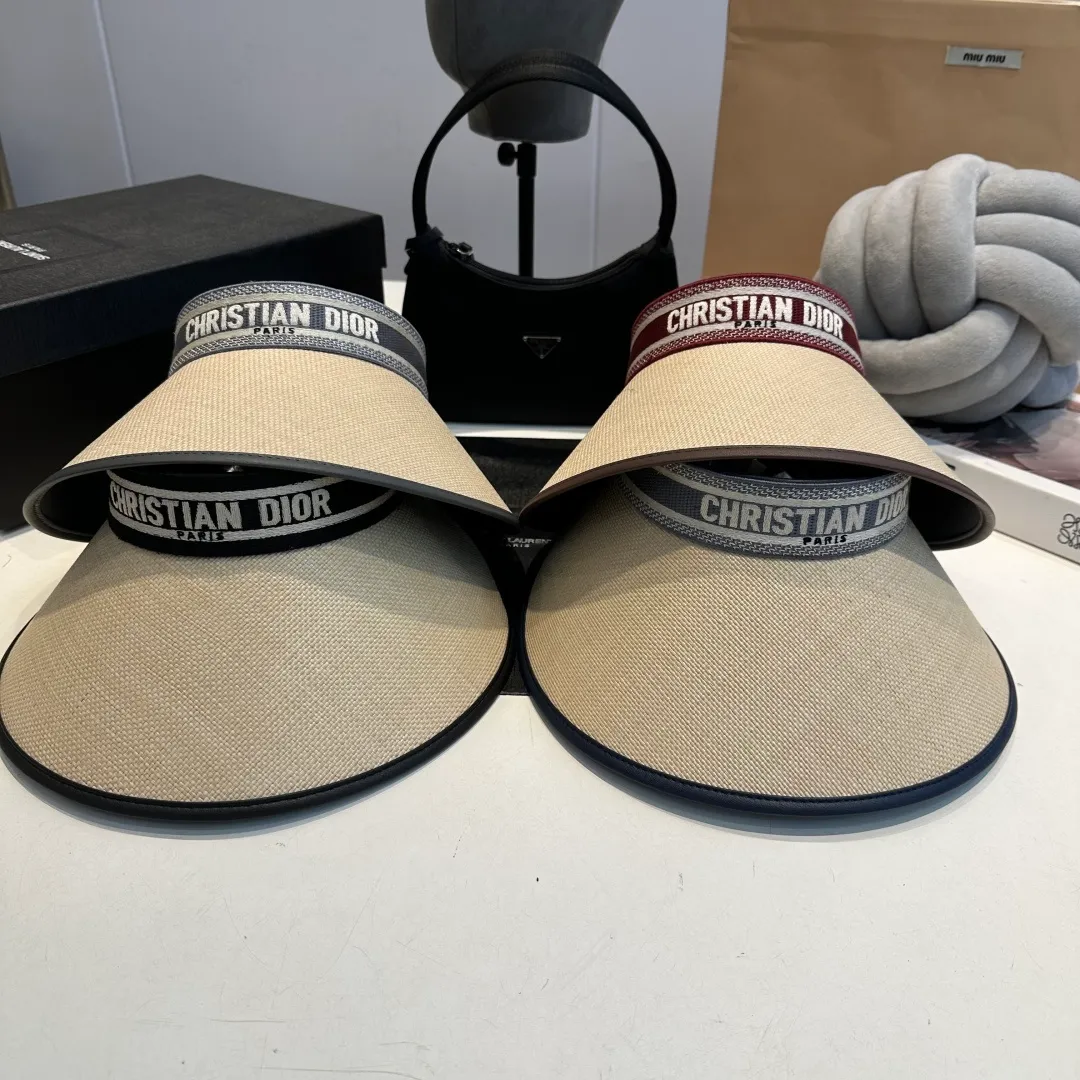 P70 Dior 2025 new sun visor, empty top headband hat, 🔆 versatile sun visor ~ a great tool for casual outings, great sun protection! Love it so much 💕