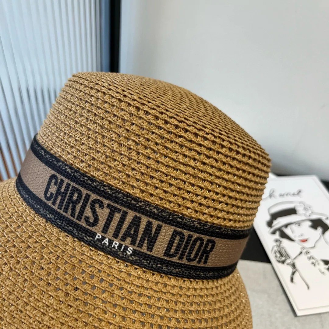 💰90¥ Dior new straw hat, head circumference 57vm
