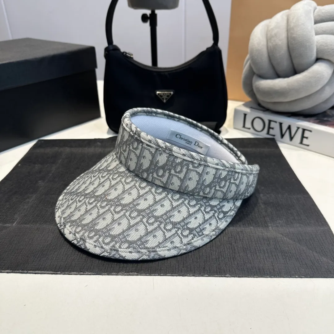 P60 Dior 2025 new sun visor, empty top headband hat, 🔆 versatile sun visor ~ a great tool for casual outings, great sun protection! Love it so much 💕