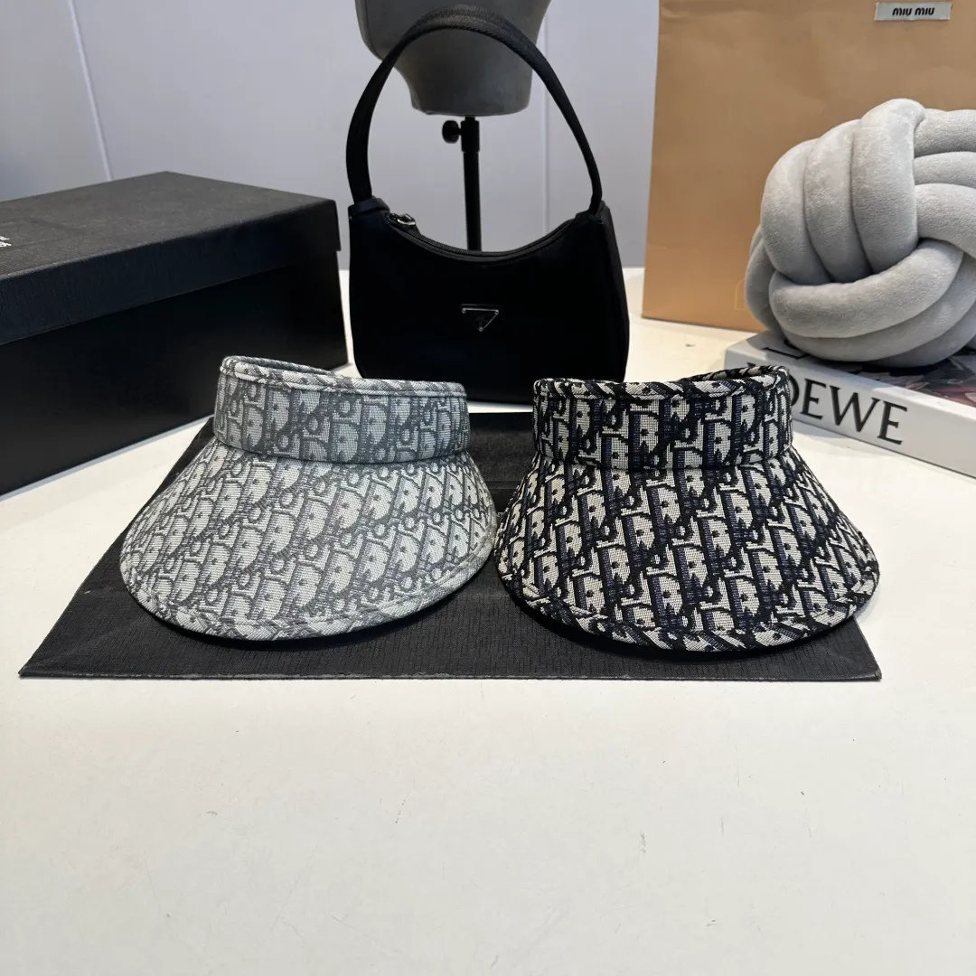 P60 Dior 2025 new sun visor, empty top headband hat, 🔆 versatile sun visor ~ a great tool for casual outings, great sun protection! Love it so much 💕