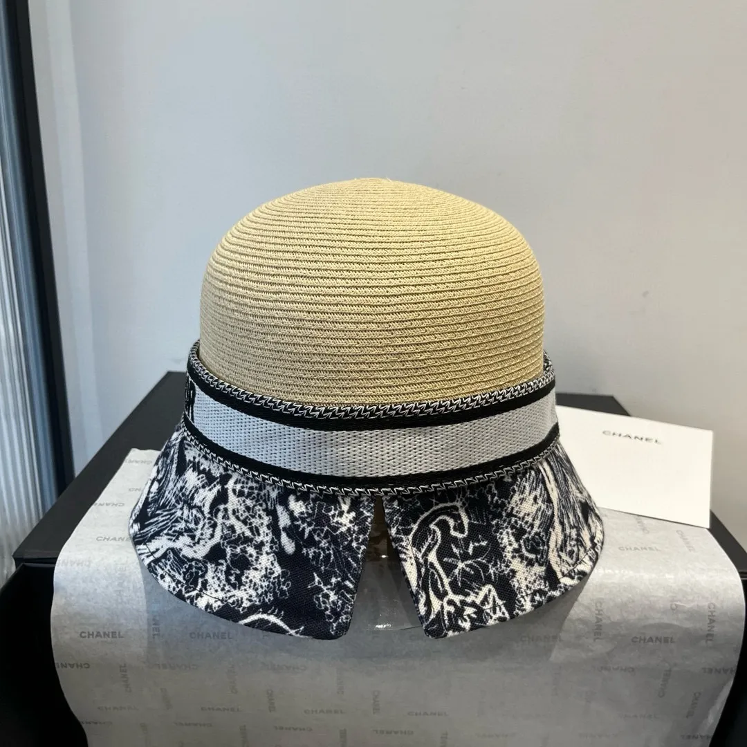 160¥ Dior new basin hat, straw hat, head circumference 57cm