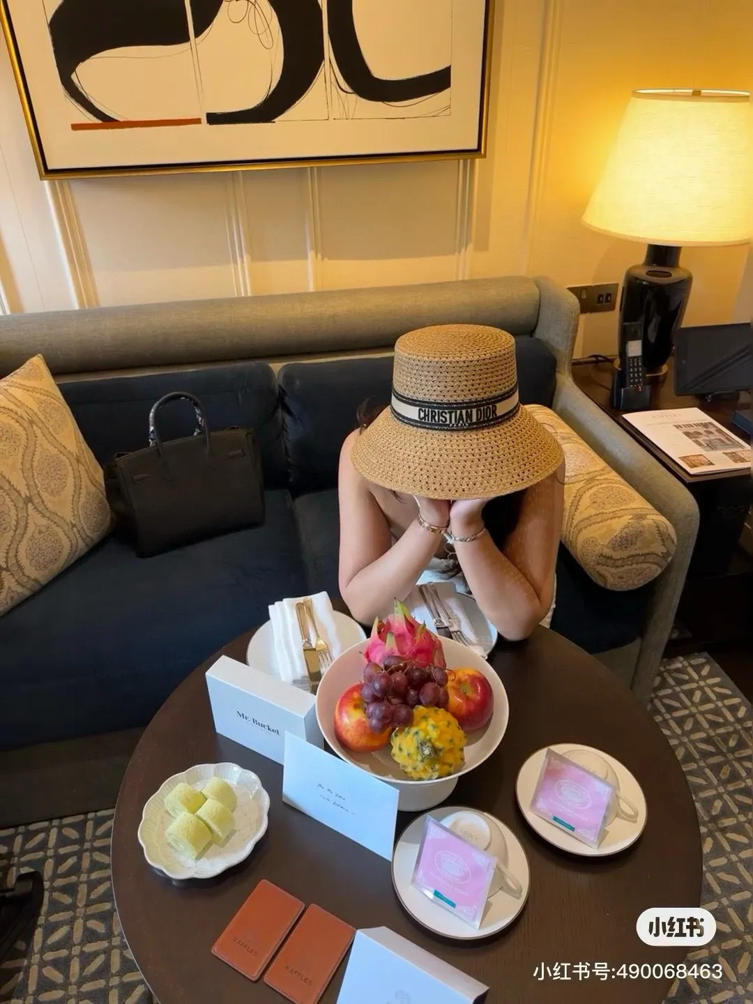 💰160¥ Dior straw hat, hollow top hat, official model, customized one to one, with concave and convex fonts, non-market ordinary version, head circumference 57cm