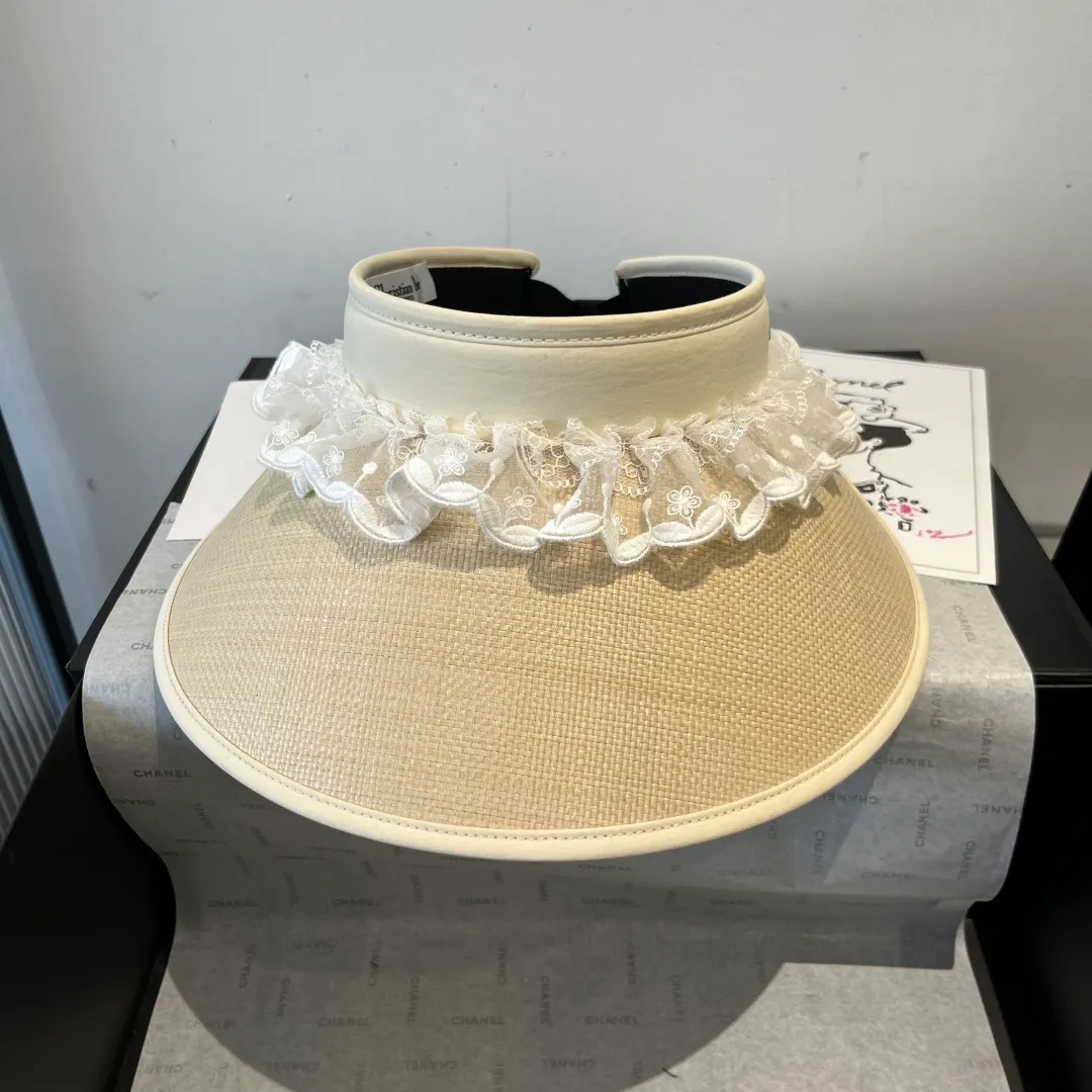 💰120¥ Dior Dior raffia hollow top sunhat
