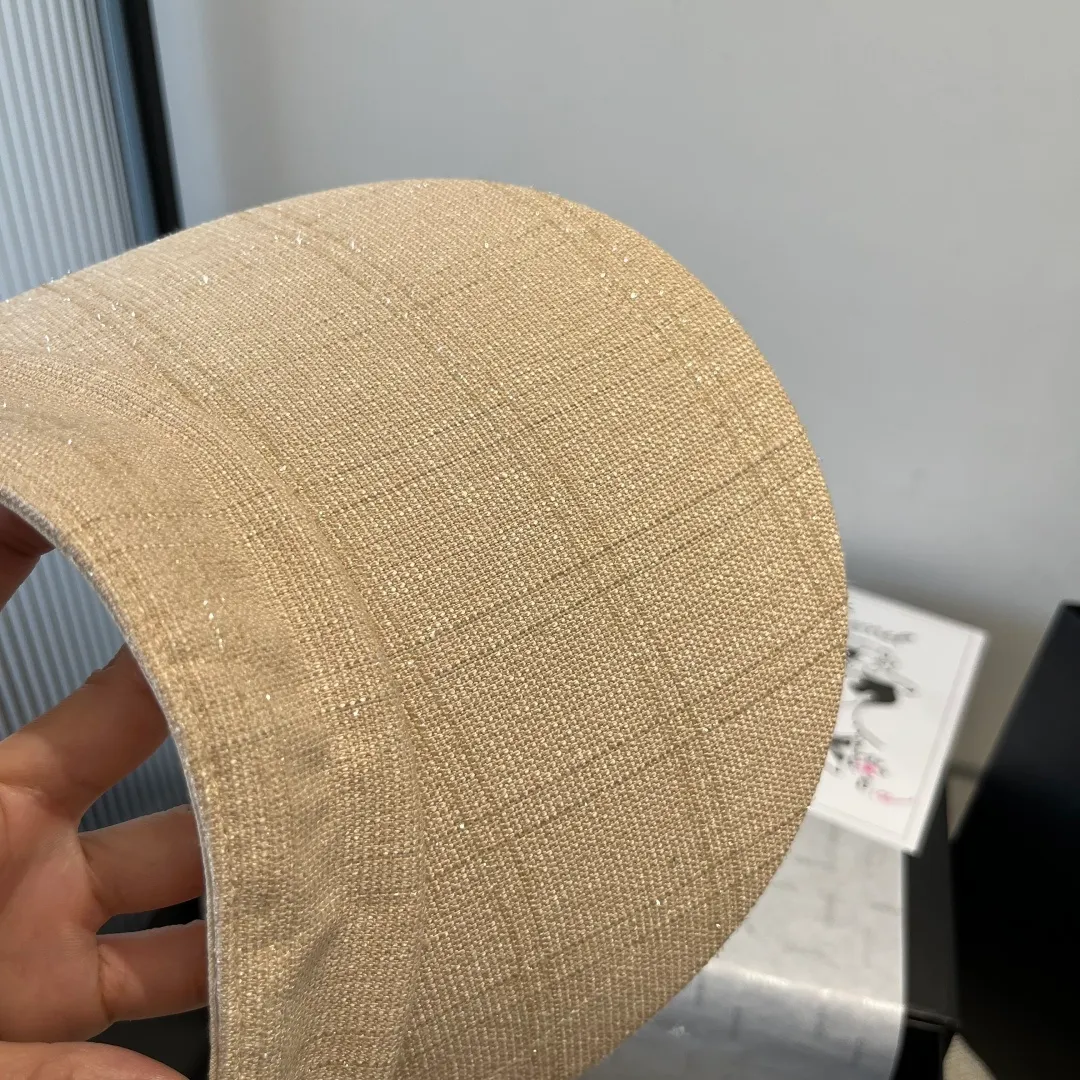 💰110¥ Dior original single empty top peaked cap, sun protection headband, high-end customization, with molded strips