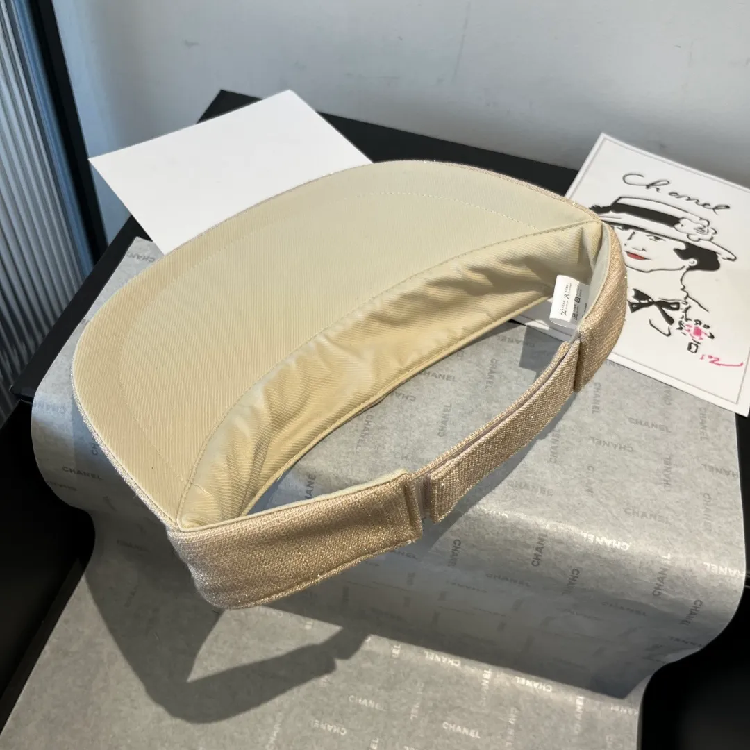 💰110¥ Dior original single empty top peaked cap, sun protection headband, high-end customization, with molded strips