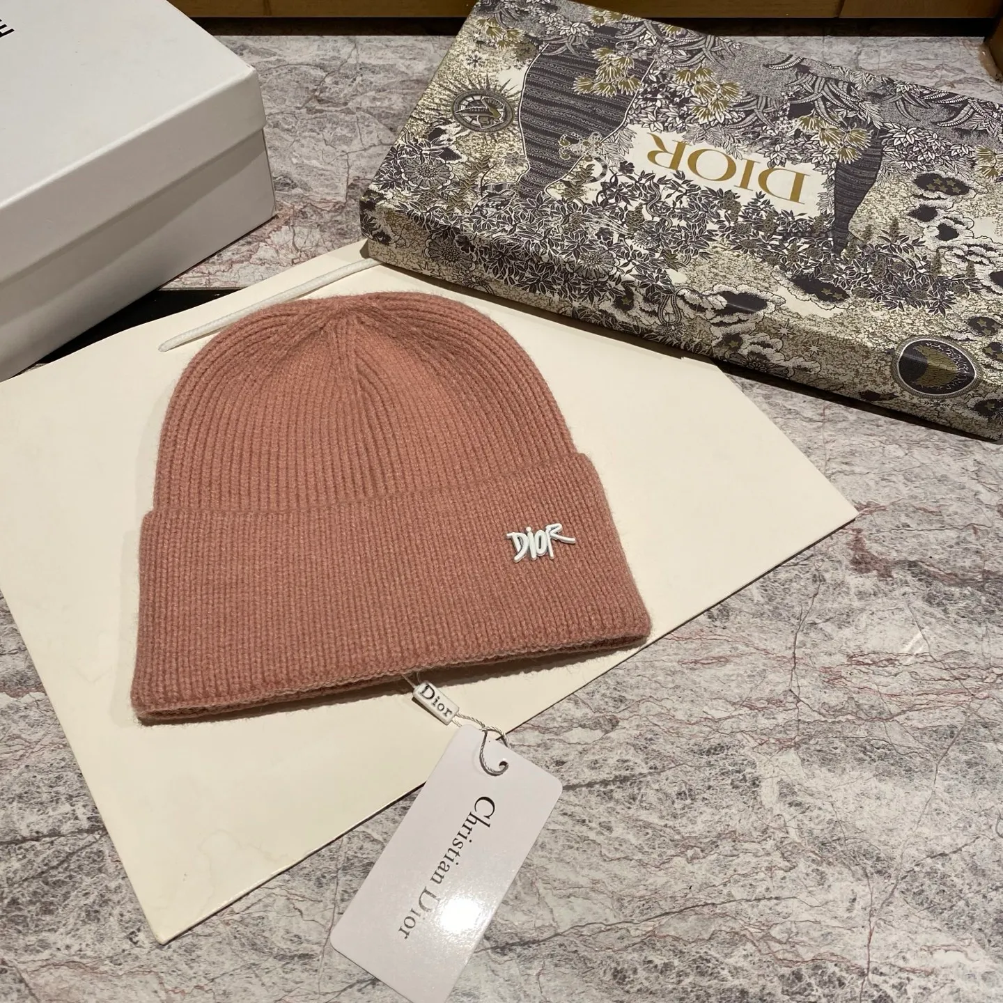 DIOR cashmere knitted hat