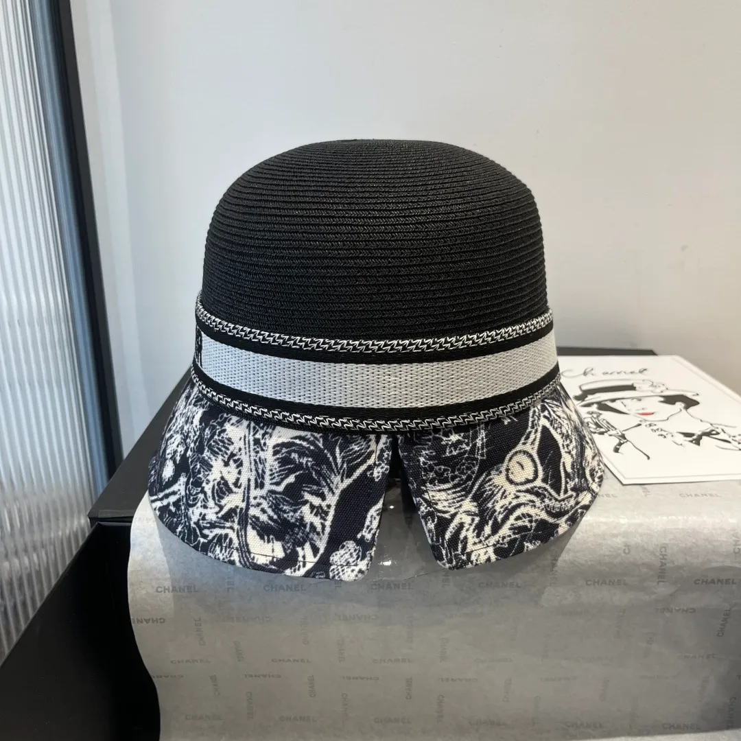 160¥ Dior new basin hat, straw hat, head circumference 57cm