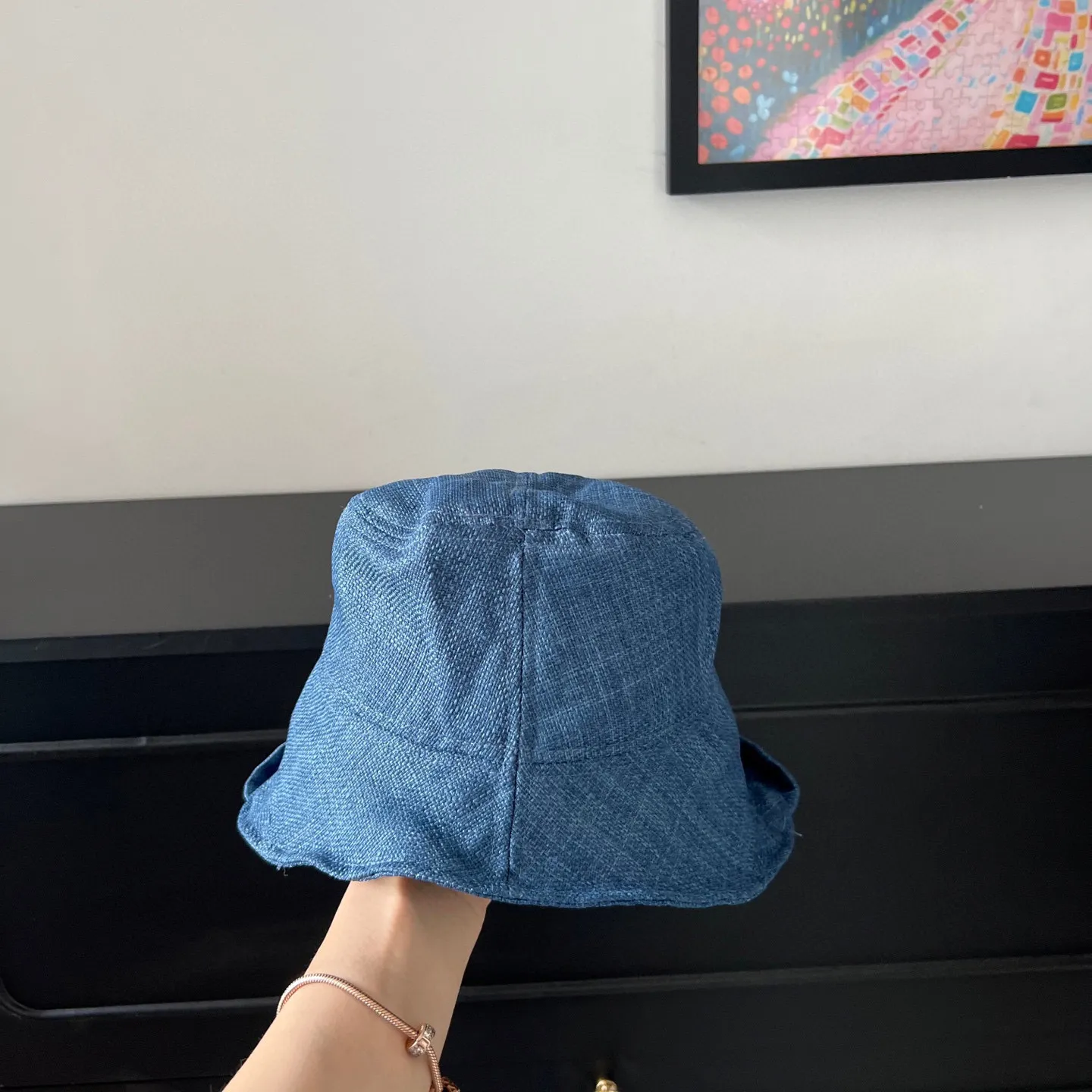 🉐140💛 Comes with dust bag [Dior] 2025 new cotton and linen irregular style bucket hat, unique design ~ Japanese simple style