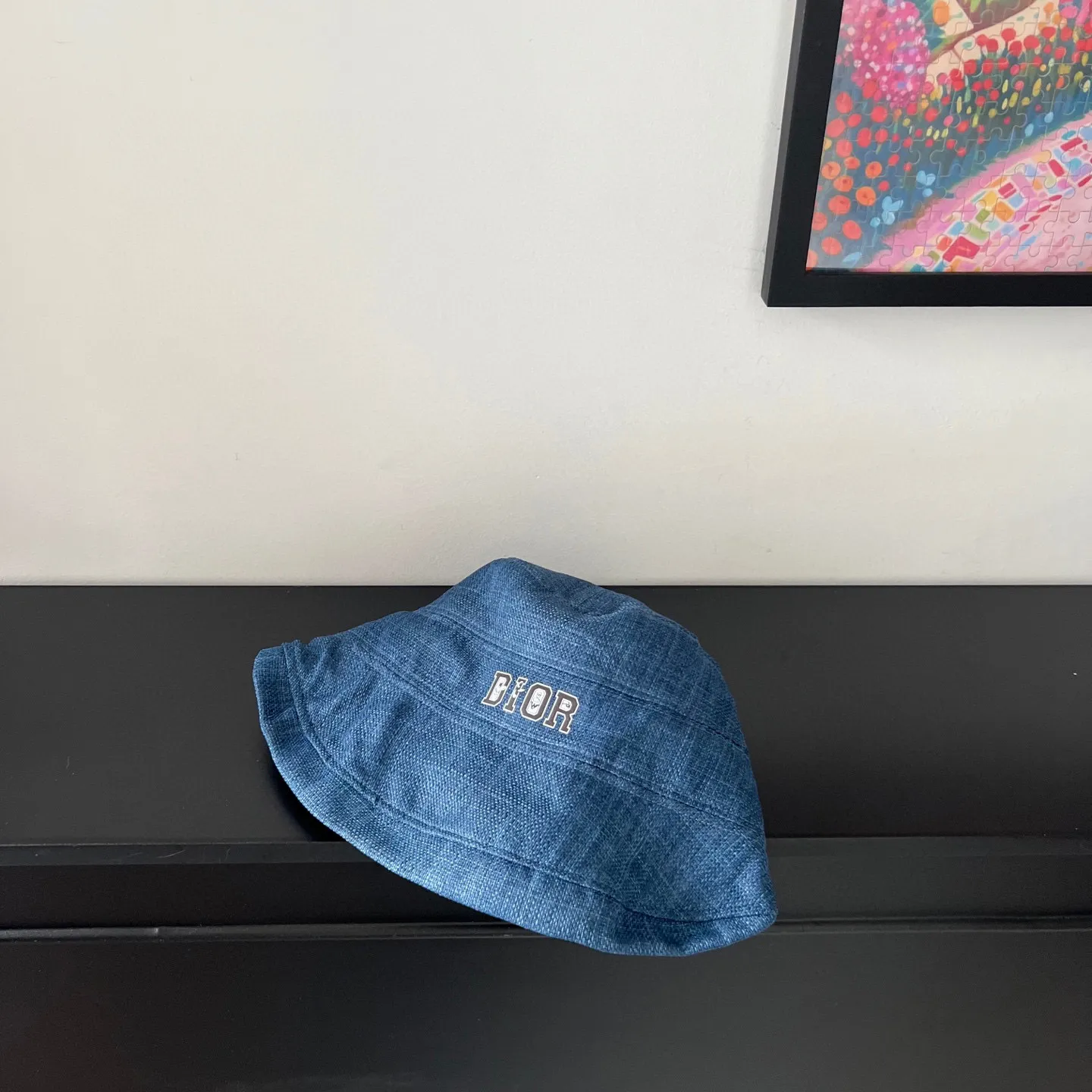 🉐140💛 Comes with dust bag [Dior] 2025 new cotton and linen irregular style bucket hat, unique design ~ Japanese simple style