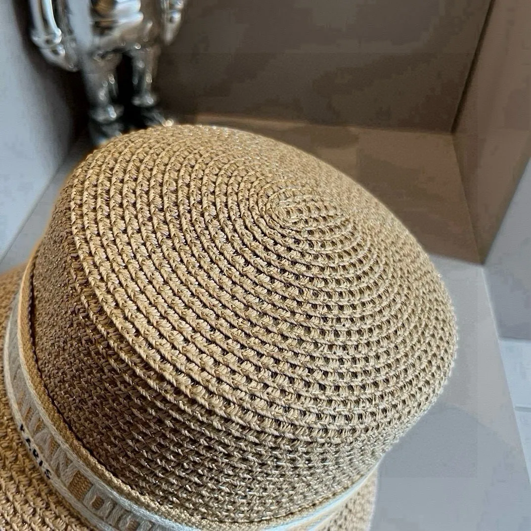 💰100¥ Dior's new straw hat, made from Japanese papyrus, the fastest running, head circumference 57cm