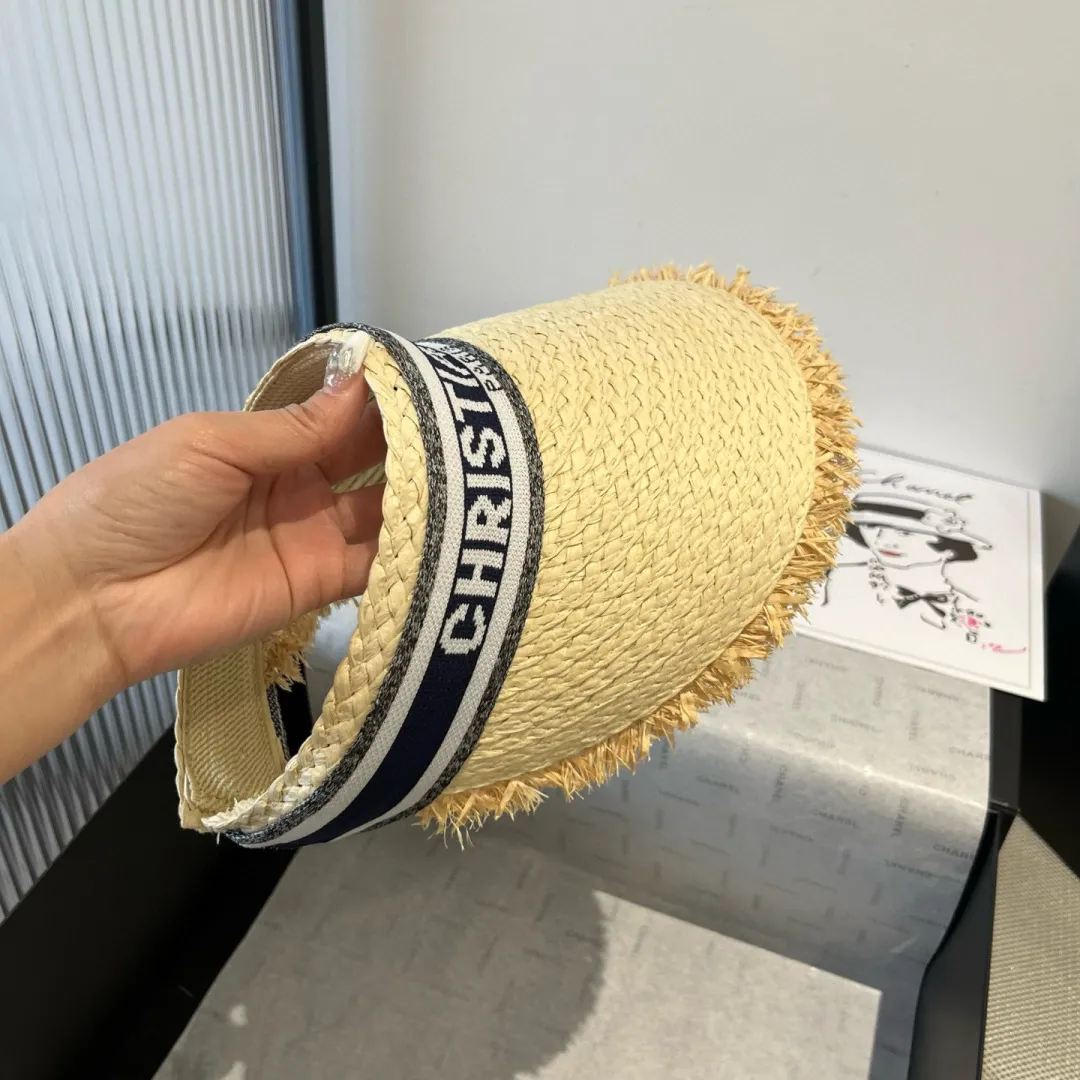 💰100¥ Dior Dior and grass headband sun hat