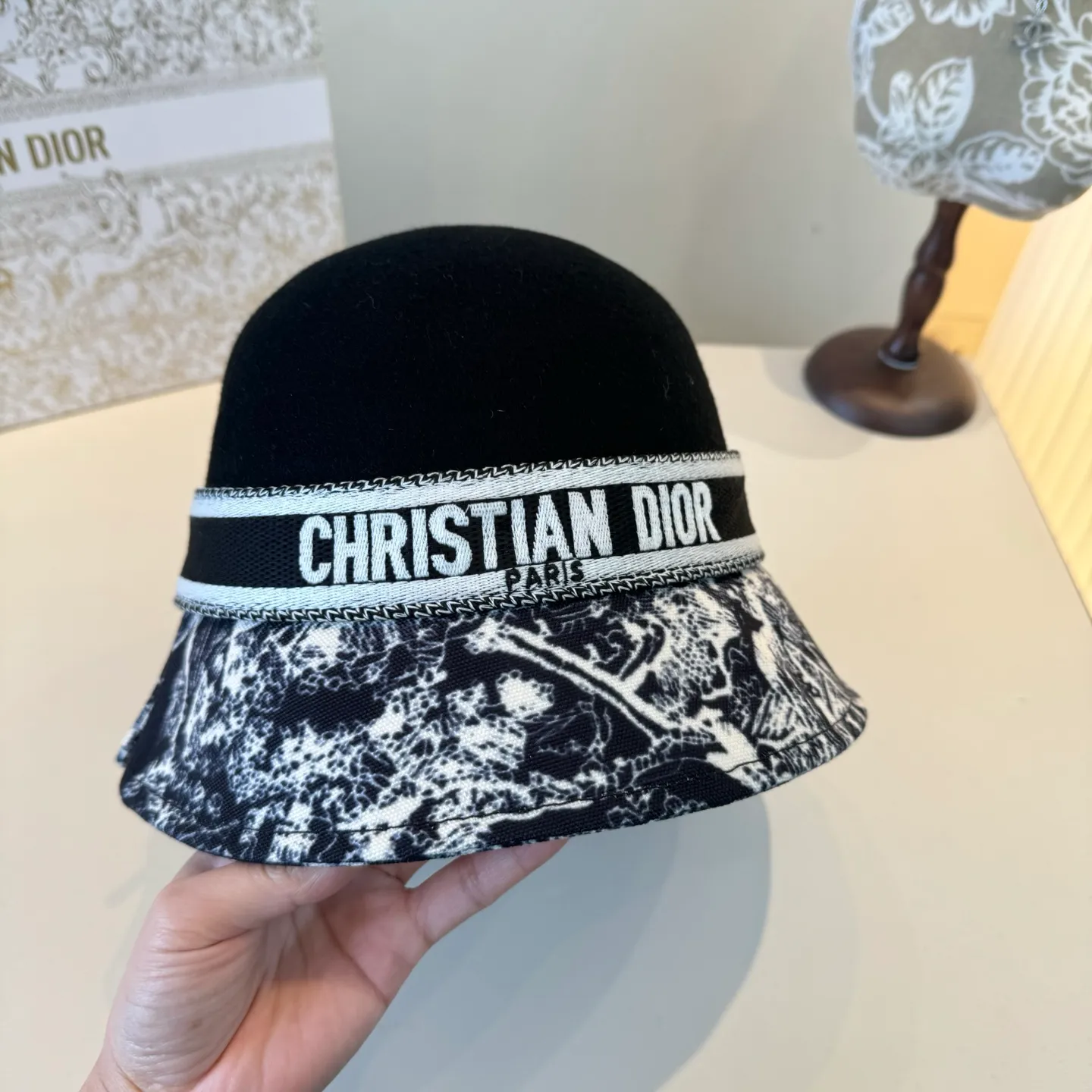 💰180¥ Dior Dior's new autumn and winter 23 hat, woolen hat, 100% wool% head circumference 57cm